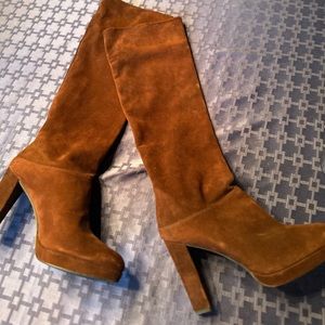 Brown suede Stuart weitzman boots